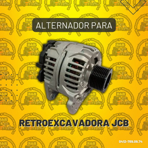 Alternador Para Retroexcavadora Jcb