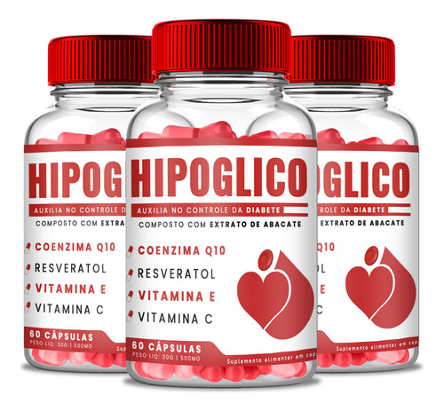 Hipoglico Kit Para 3 Meses