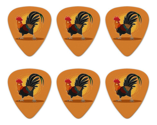 Gallo Awesomeness Pollo Novedad Guitarra Pua Calibre Medio 6