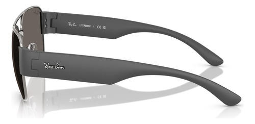 Óculos De Sol Quadrado Ray-ban Rb3756 004/b1 59 Cinza Fosco