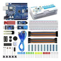 Comprar REXQualis Básico Kit Compatible Con Arduino Uno Con Español Tutorial, Placa controladora CH340 UNO R3, placa de pruebas 830, 120 resistencias y otros módulos diversos