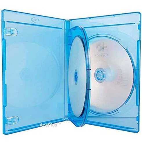 Aceplus Premium Estuches De Repuesto Blu-ray Triple De 3 Dis