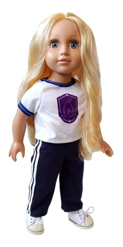 Imagen 3 de 4 de Conjunto Deportivo Escolar Ropa Muñecas 45 Cm/18 PuLG Witty