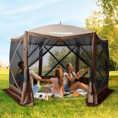 Pamapic 12 X 12 Pies Camping Portable Pop-up Gazebo, Carpa D