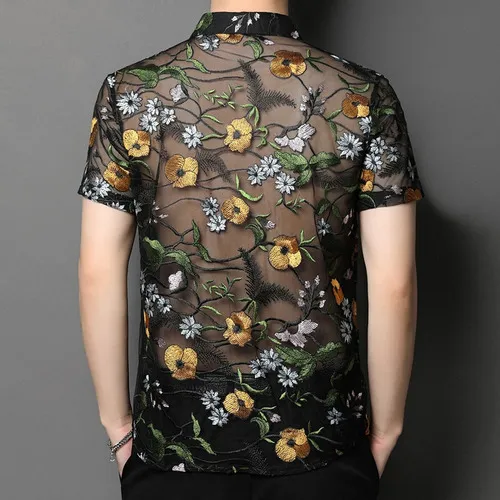 Camisas de hombre de flores new arrivals