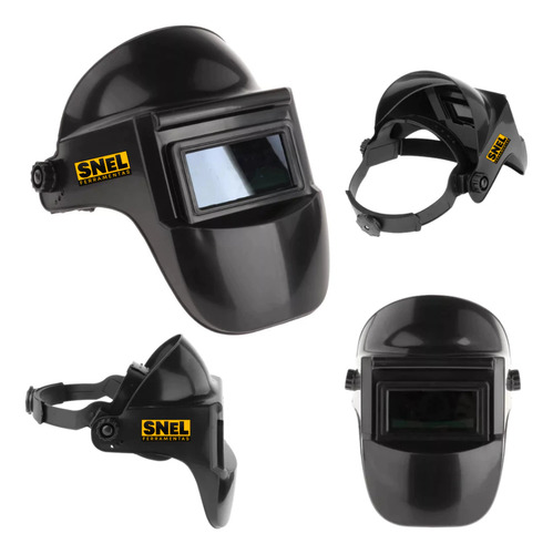 Kit Capacete De Solda Com 3 Esquadros Magnéticos 12kg Snel