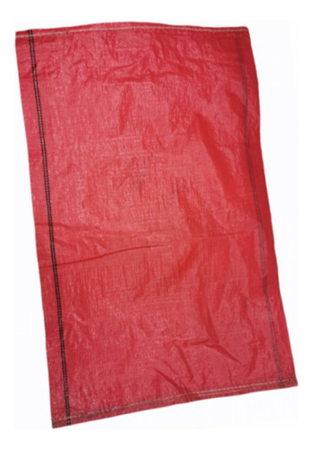 Saco Papero 25kg Aprox 45 X 70cm Rojo Pack 100 Unidades