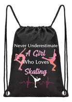 Comprar Pxtidy Bolsa De Patinaje Sobre Hielo Con Cordn Para Patinaje