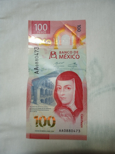 Billete  Sor Juana Inés De La Cruz 