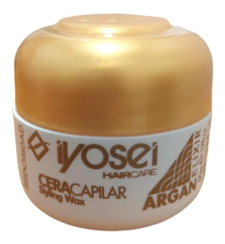 Iyosei Cera Capilar Argan Elixir X 50g - Sedosidad