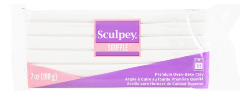 Sculpey Souffl - Arcilla Polimrica Para Hornear Horno, Blanc