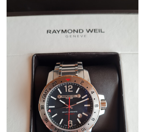 Reloj Raymond Weil Nabucco Gmt Full Set Como Nuevo