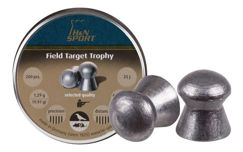 Diabolos H&n 0.25 X 200 Field Target Trophy Cd490