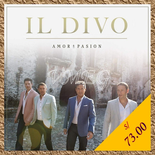 Vmeg Cd Il Divo 2015 Amor & Pasión