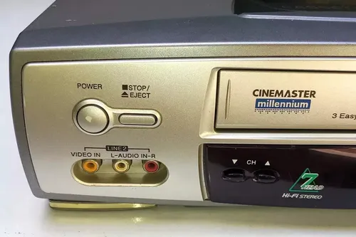 Vídeo Cassete Lg 7 Cabeças Turbo Hi- Fi Estéreo + Controle