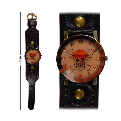 Reloj De Mano One Piece Luffy Con Correa Gruesa