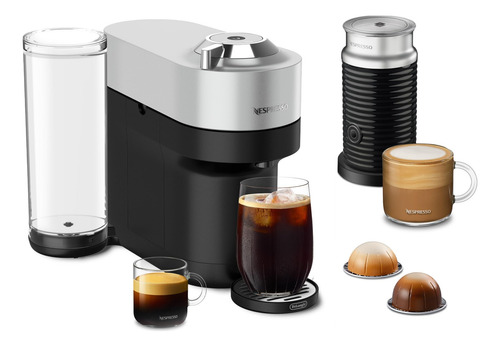 Máquina De Café Nespresso Vertuo Pop+ Deluxe De'longhi Silve