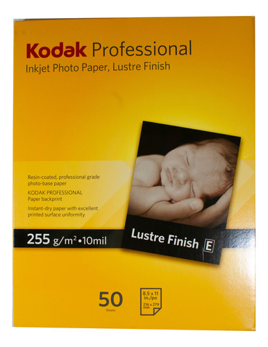 Papel Foto Kodak Inkjet 255 Gs 45 Hojas Brillante - Leer - 