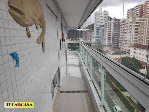 Imagem 13 de 30 de Maravilhoso Apartamento Com 03 Dormitórios Para Venda Com 140 M² No Bairro Canto Do Forte Em Praia Grande/sp. - Ap6635