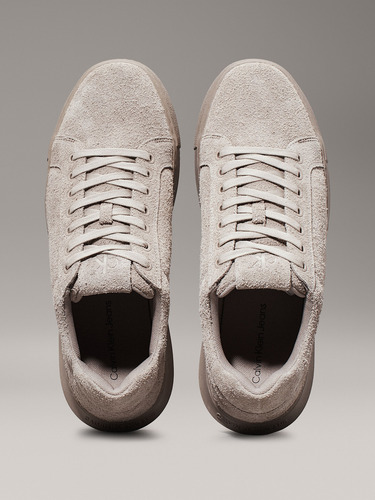 Zapatillas Chunky Cupsole Low Suede Beige Calvin Klein