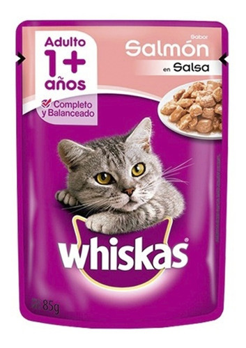 Sachet Whiskas Salmón 20 Un.