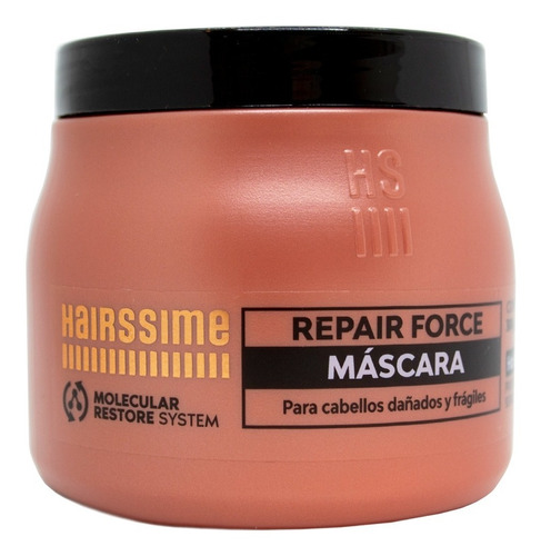 Hairssime Repair Force Máscara Reparadora Dañado Chica 3c