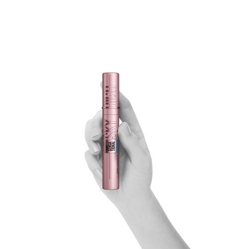 Imagen 5 de 10 de Máscara de pestañas Maybelline Lash Sensational Sky High waterproof 0.2 fl oz color very black