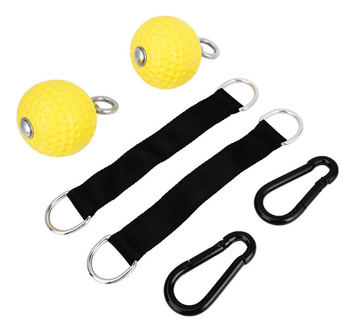 Pelota De Entrenamiento Pull Up Amarilla Para Colgar Brazos