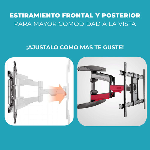 Soporte Tv Doble Brazo Móvil Doble Reforzado De 40 A 85
