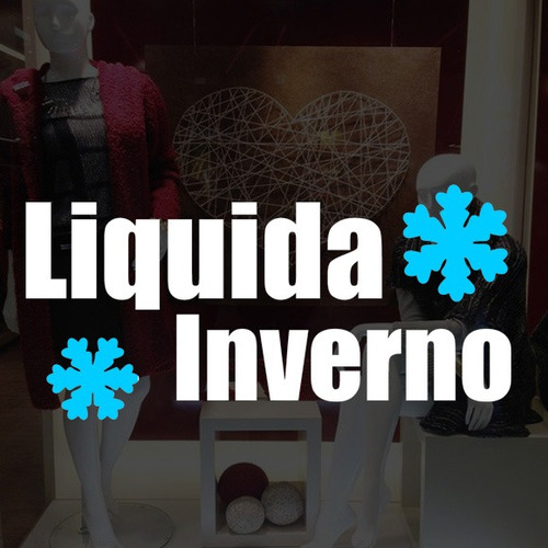 Kit 2 Adesivos Vitrine Liquida Inverno + Dia Dos Pais