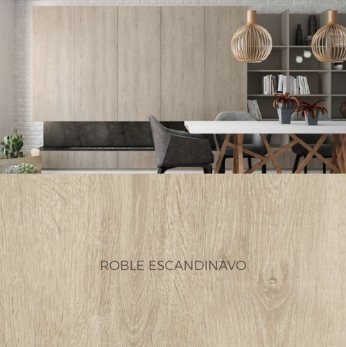 Melamina Mdf Roble Escandinavo 18mm 183x275 - Línea Nórdica