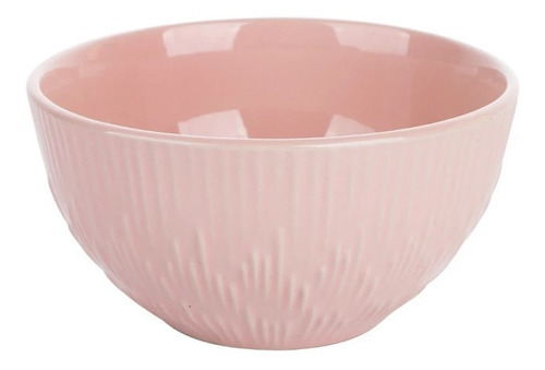 Bowl Em Porcelana Rosa 585ml - L'hermitage