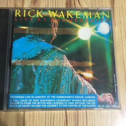 Rick Wakeman Cd  Live At Hammersmith  Exc Est Aleman 