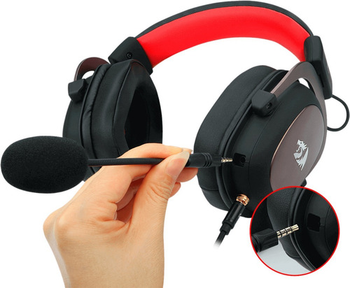 Imagen 7 de 7 de Auriculares gamer Redragon Zeus 2 H510 negro