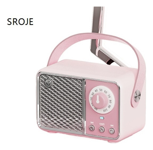 Altavoz Bluetooth Retro Con Subwoofer Inalámbrico