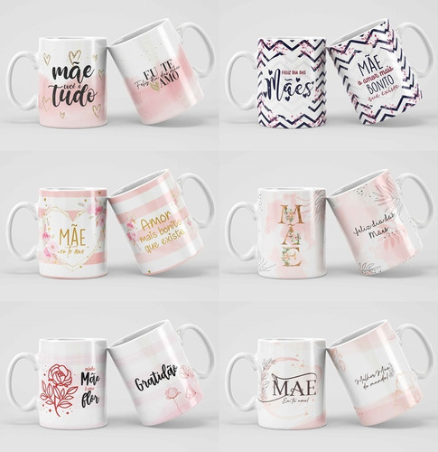 46 Artes Para Caneca Dia Das Mães Editável Em Corel