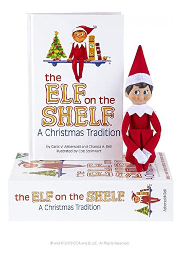 Peluche Elf On The Shelf: A Christmas Tradition Blue-eyed Bo