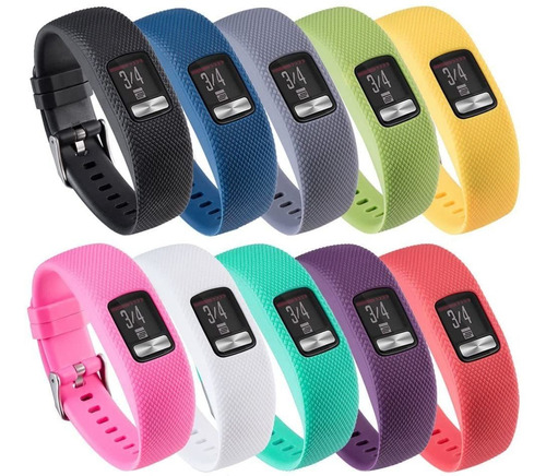 10 Mallas Large Para Reloj Garmin Vivofit 4  - 8sdcvfgt