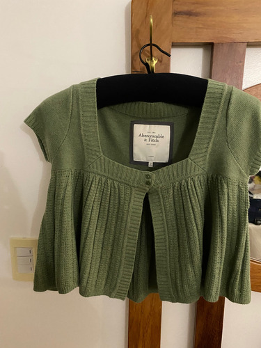 Chaleco De Lanilla Abercrombie Para Mujer - Talle L