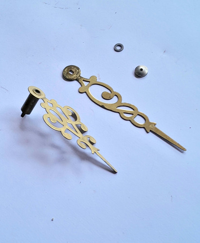Ponteiros Relógio Silco Carrilhão Parede Min. 9cm Hora 7cm (Usado)