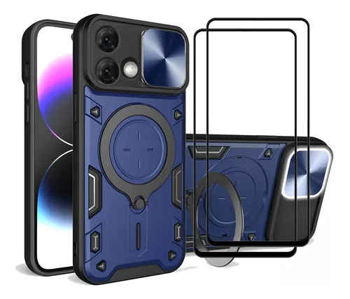 Funda Resistente + 2 Micas Para Motorola Moto G84