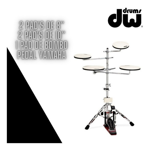 Bateria Dw Cppadts5 Practica Con Atril 