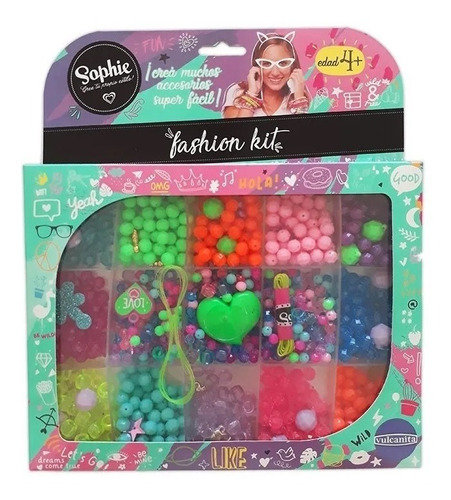Imagen 1 de 3 de Sophie Fashion Kit Set Para Armar Bijouterie Vulcanita 6201