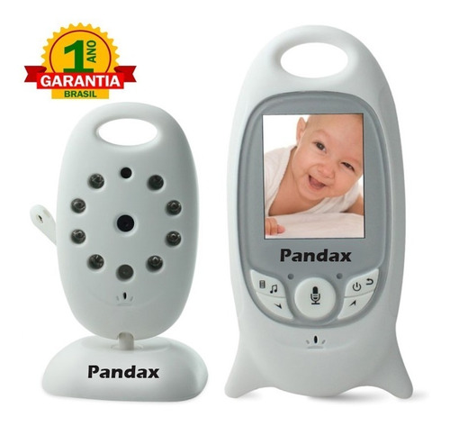 Babá Eletrônica Pandax Com Vídeo Monitor Lcd Colorido Bivolt