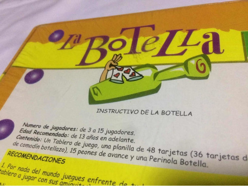 Juego De Mesa La Botella, Novedades Montecarlo (Usado)