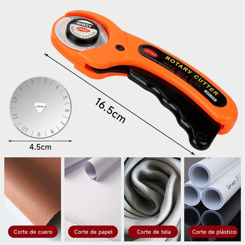 Conjunto De Corte Rotativo,cortador Tela Con Tapete Corte