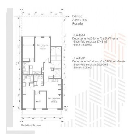 Imagen 9 de 10 de Departamento Un Dormitorio Barrio Martin