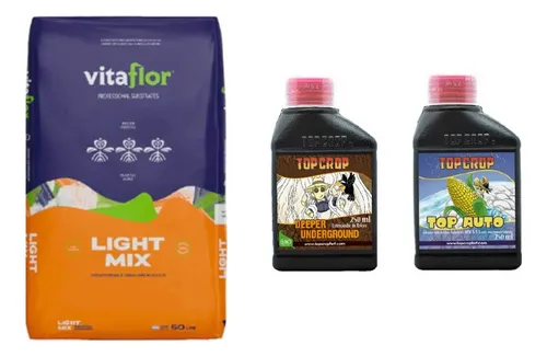 Light Mix 50lt. Top Deeper 250ml. Top Auto 250ml.