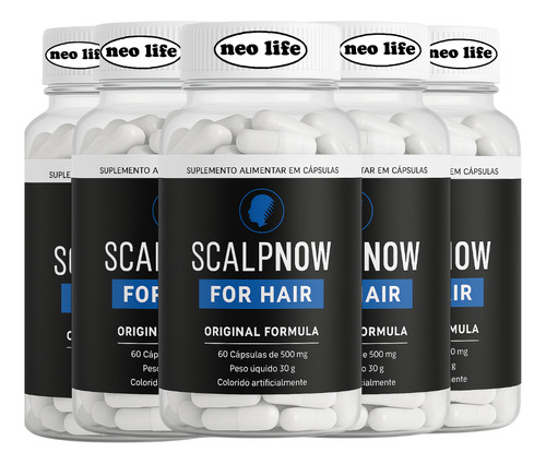 2x Scalpnow For Hair 120 Caps Original - Fórmula Scalpnow