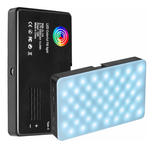 Led Iluminador Rgb P Câmeras Fotográficas Dslr Vídeo Foto